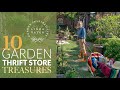 10 💥 THRIFT STORE Finds and How To Use Them In the Garden // Linda Vater