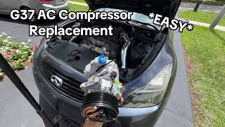 G37 Ac Compressor Replacement Guide *Easy* 2008-2013 G37