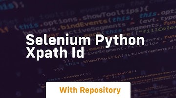 selenium python xpath id