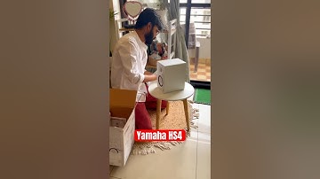 Yamaha HS4 Unboxing #yamaha #producer #yamahahs4 #music #studiomonitor