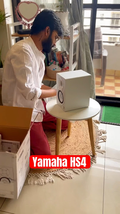Yamaha HS4 Unboxing #yamaha #producer #yamahahs4 #music #studiomonitor