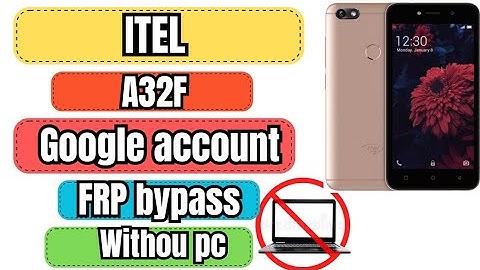 ITEL A32F FRP BYPASS💥 GOOGLE ACCOUNT without pc👍 💥