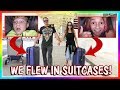WE FLEW TO CA IN SUITCASES! | SKIT | We Are The Davises