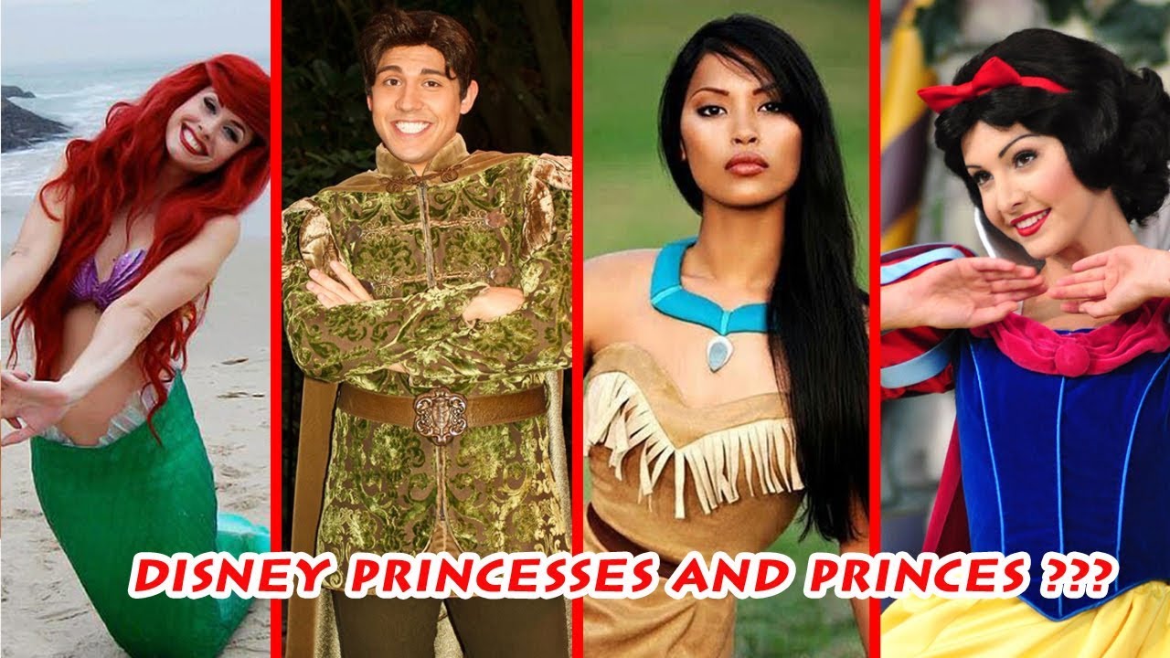 Disney Princesses and Princes In Real Life-All stars