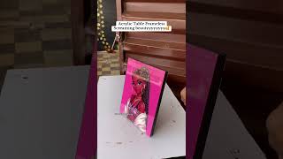 Acrylic Table Frame without edge pin. Luxury and classic. #photoframemaking #acrylicframe #art #diy Acrylic Table Frame without edge pin. Luxury and classic. #photoframemaking #acrylicframe #art #diy