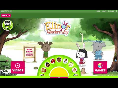 PBS KIDS Elinor Wonders Why Premiere Homepage Takeover