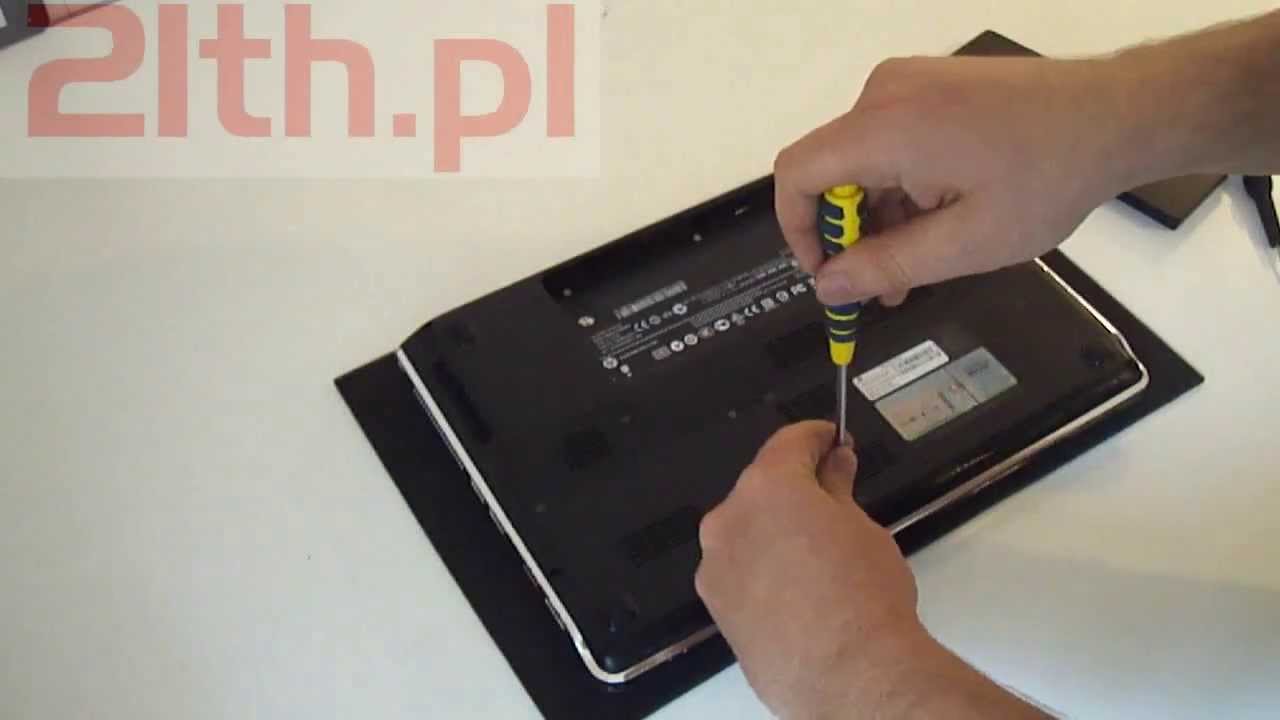 How to replace a Keyboard on a laptop HP Pavilion DM3 1010EW, remove