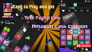 Drop Numbers Blocks-Merge Number Puzzle is a game which can earn PayPal cash and Amazon cash coupon. screenshot 1