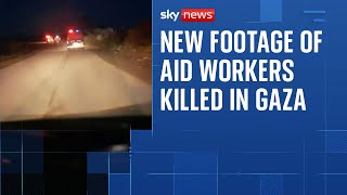 New Footage Of Aid Workers Killed In Gaza Contradicts Israeli Account Of Deadly Attack