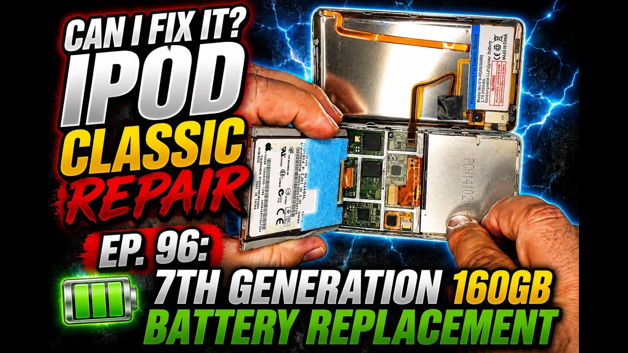 Apple iPod Classic Repair Ep. 96: 7th Gen Battery Replacement