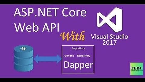 Khóa học xây dựng REST API với ASP.NET Core và Dapper