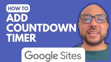 How to Add Countdown Timer in Google Sites