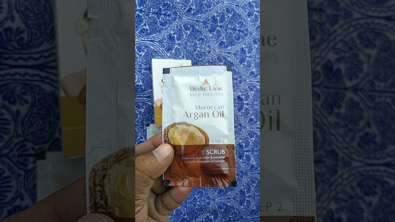 Vedicline Skin Masters Moroccan Argan Oil Anti Aging Facial Kit_Glow&Soft Moisturized Skin