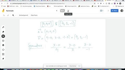 Find parametric equations and symmetric equations for the line. The line through the origin and the…