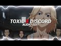 toxic x discord - boywithuke & the living tombstone [edit audio]