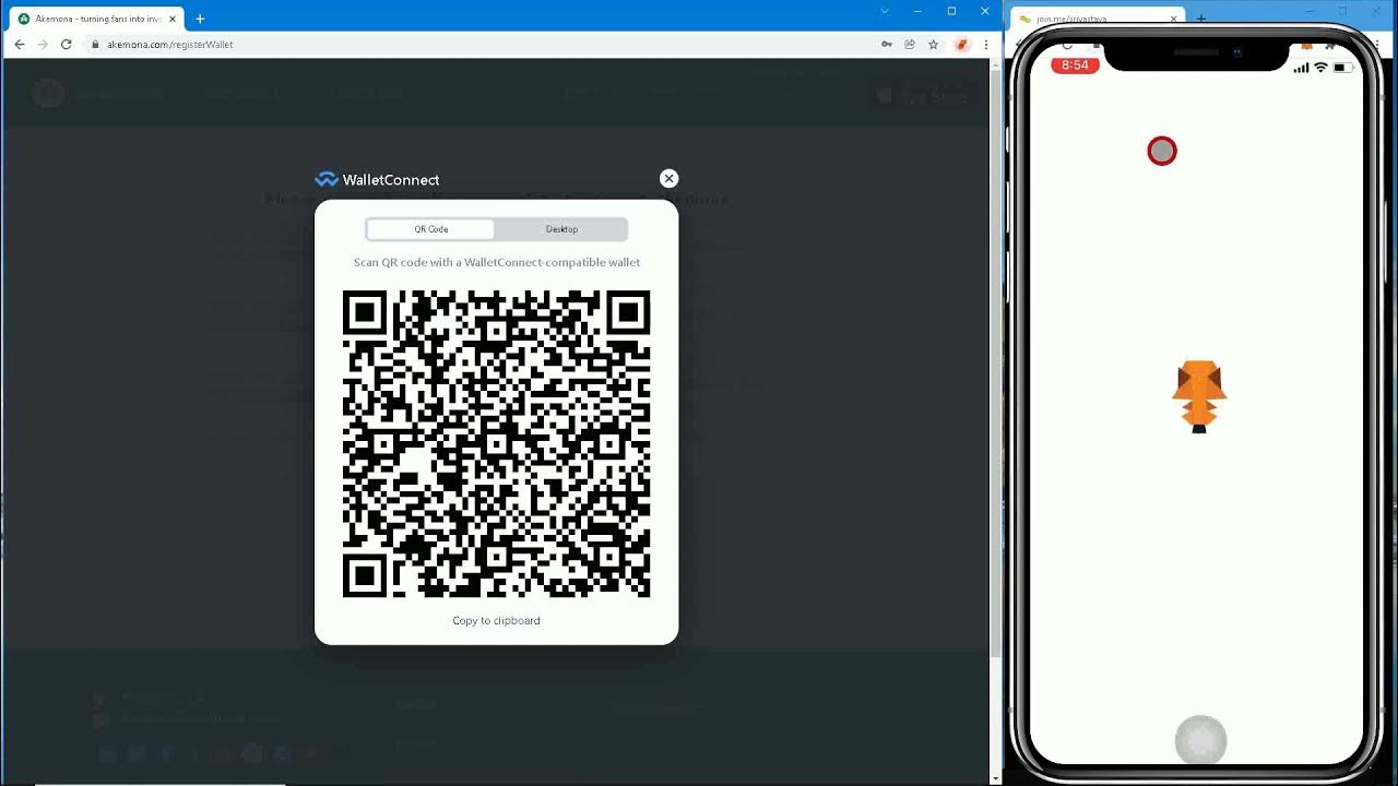 How to Scan WalletConnect QR Code to Connect MetaMask YouTube