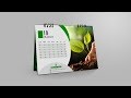 Professional Photo Desk Calendar Design | Photoshop Tutorial