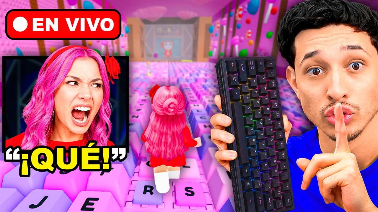 Troleé a Mi CRUSH usando TECLADO INALAMBRICO en Escapa del Teclado