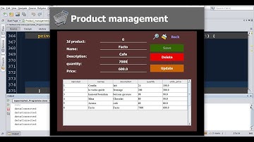 JTable product Java Swing part3