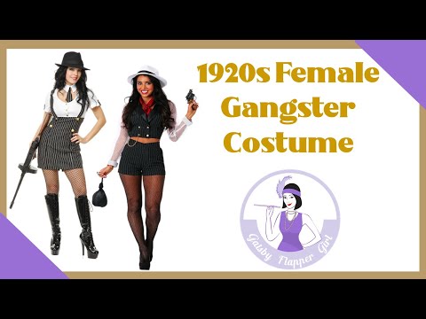 1920s Female Gangster Costumes & Outfits Ideal for Parties & Halloween