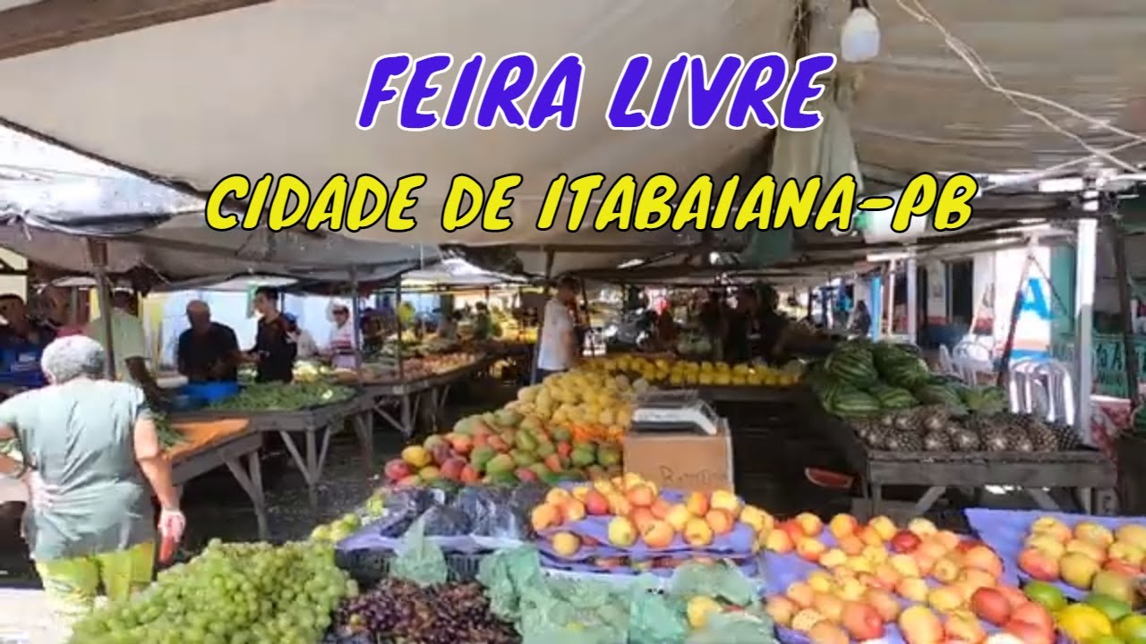 Feira Livre da Cidade de Itabaiana ( Uma das Maiores Feira da Paraíba )