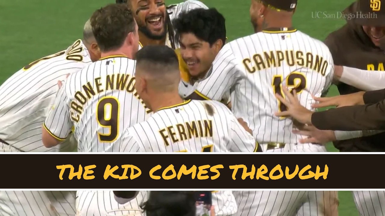 Padres win on Ethan Salas walkoff!
