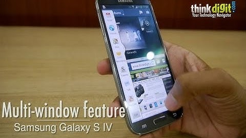 Samsung Galaxy S4 - Multi-window feature