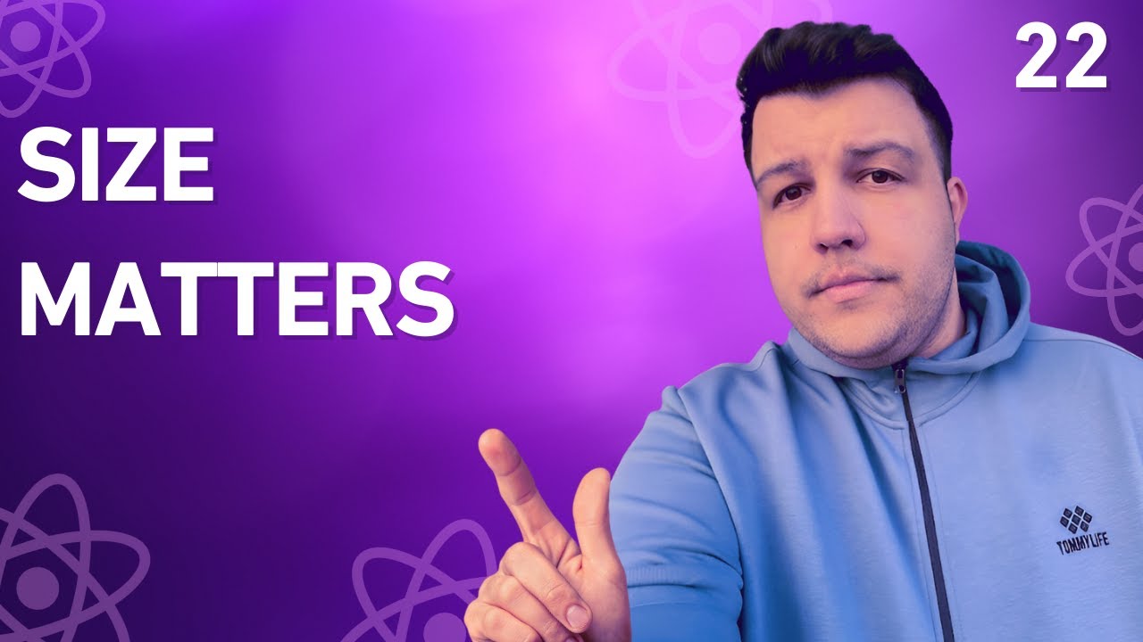 2026 React Native Dersleri 22 - React Native Size Matters - YouTube