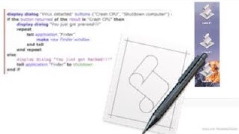 Codes on appleScript Editor! Tutorial (introducing codes and make a fake virus)