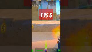 1vs5 clutch #1vs5 #1vs5clutch  #counterstrike2 #gaming #csgo #csgoliveindia #live