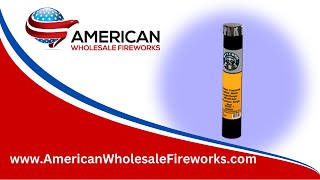 Comet - 30mm Gold Glitter Willow Tail with Blue Mine  ... Available at American Wholesale Fireworks!