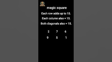 Magic Square l #easymaths