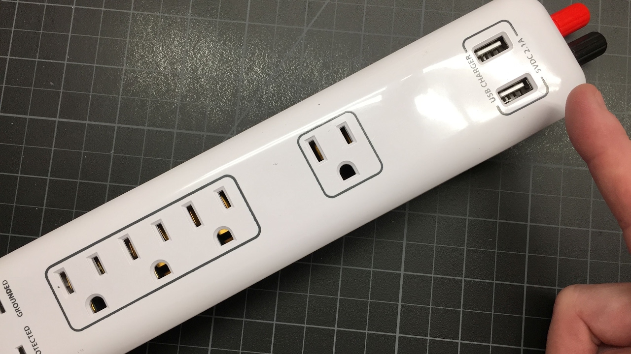 Hack a power strip for 5 volts DC YouTube