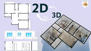 How To Turn 3D Model into 2D Floor Plans (in 2 EASY steps)