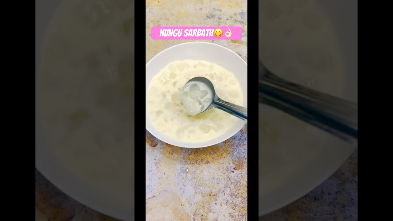 😋 Refreshing Nungu Sarbath👌🏻Summer Special Drink 🥤