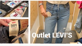 Обзор магазина LEVI’S/ примерка джинсов/ OUTLET PULKOVO