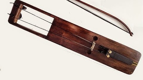 Shetland Gue/2 Stringed Bowed Lyre/Jouhikko   Sound Sample #2 with Viola Strings