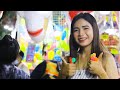 Thai Street Food at A HUGE FAIR in THAILAND 2021. Street Food Shopping at a Night Market Surat Thani