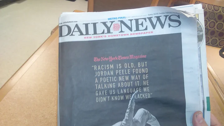 Whining About (Non-Existent) Racism on the Outer Cover of the New York Daily News For Sale at Wegman