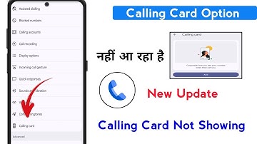 calling card option not showing in phone dialer new update | google dialer calling card not showing 
