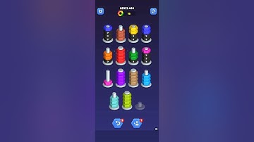 Nut sort - color puzzle game by kiwi fun level 439, 440 and 441