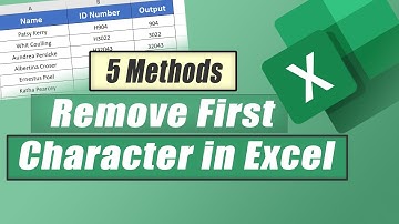 How to Remove the First Character in Excel [5 Methods] | Excelgradaute