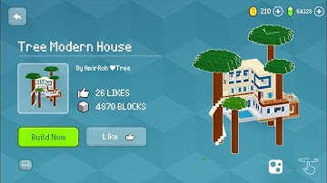 Block Craft 3D: Building Simulator Games For Free Gameplay#1705 (iOS& Android) | Tree 🌳 House 🏠