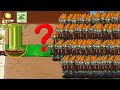 1 Cactus vs 9999  Buckethead Zombie vs Dr. Zomboss - Plants vs Zombies