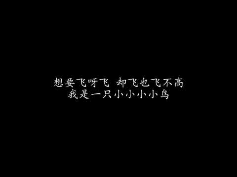 我是一隻小小鳥 趙傳 歌詞版