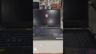 Msi laptop bootup