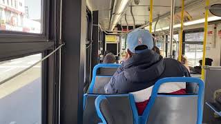 Ride On The CTA New Flyer D40LF Bus 1977 On Rt 20 Madison