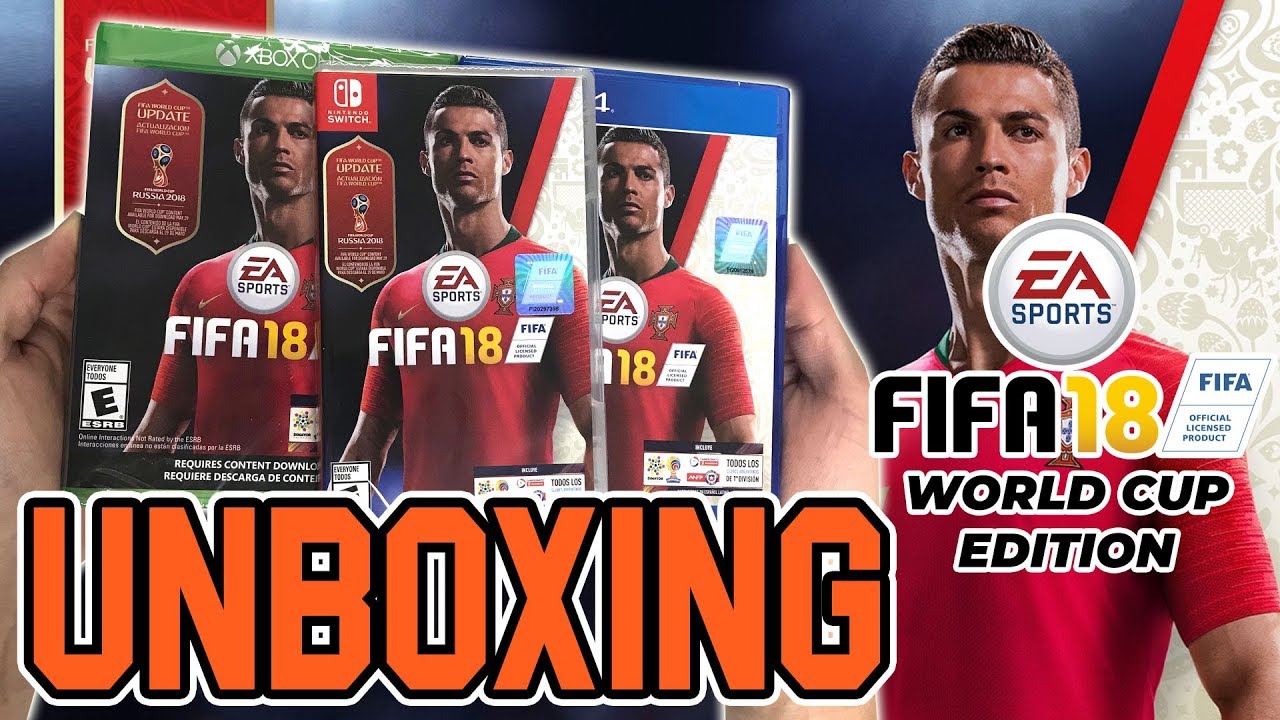 FIFA 18 World Cup Edition (PS4/Xbox One/Switch) Unboxing!!