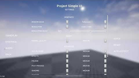 Simple Menu UI - v1.1.0 [UPDATE]