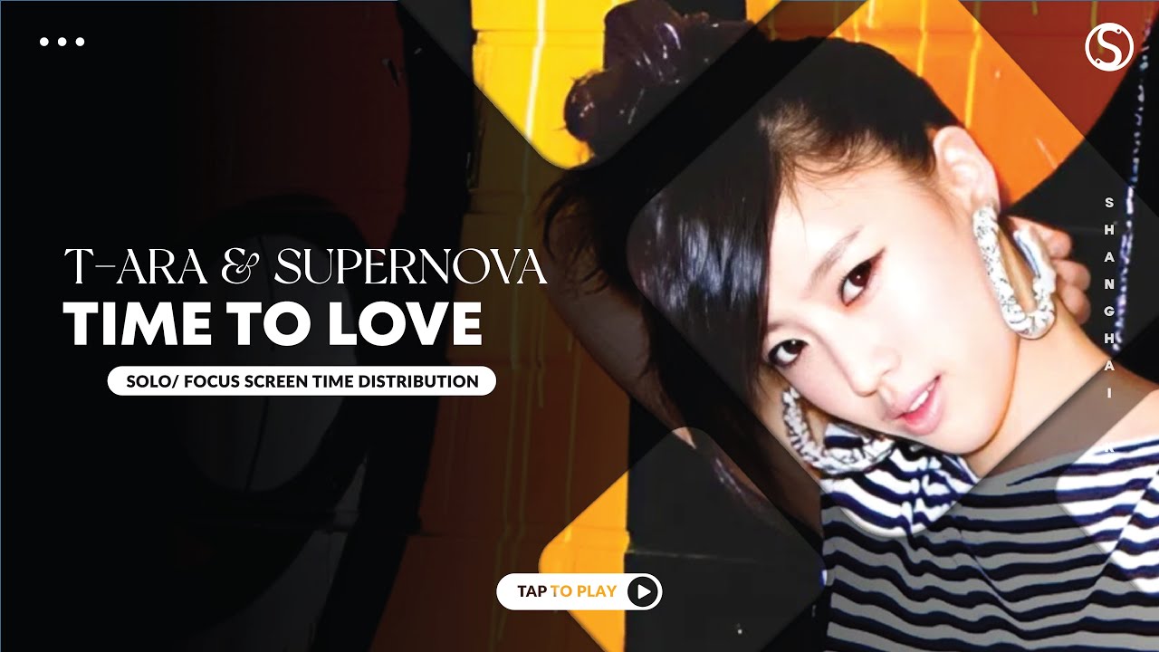 TTL (Time to Love) - T-ara & Supernova | Focus/Solo Screen Time Distribution